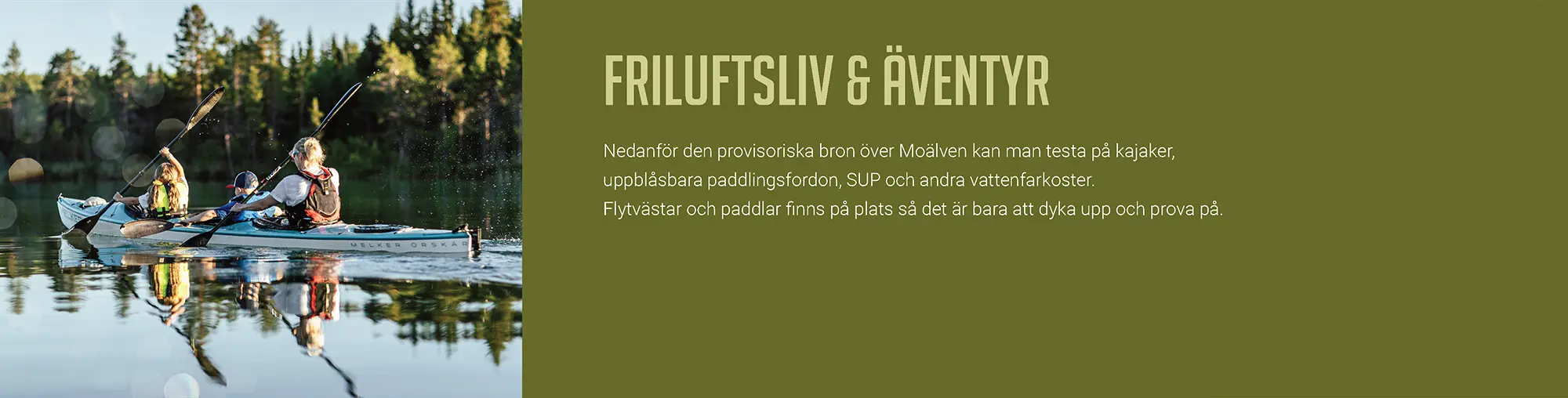 Åk Zipline över Moälven under Höga Kusten Game Fair.